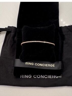 Ring Concierge mini yellow Gold Diamond Tennis Bracelet